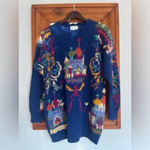 1990s Vintage Hand Knit Palace Sweater NWOT
